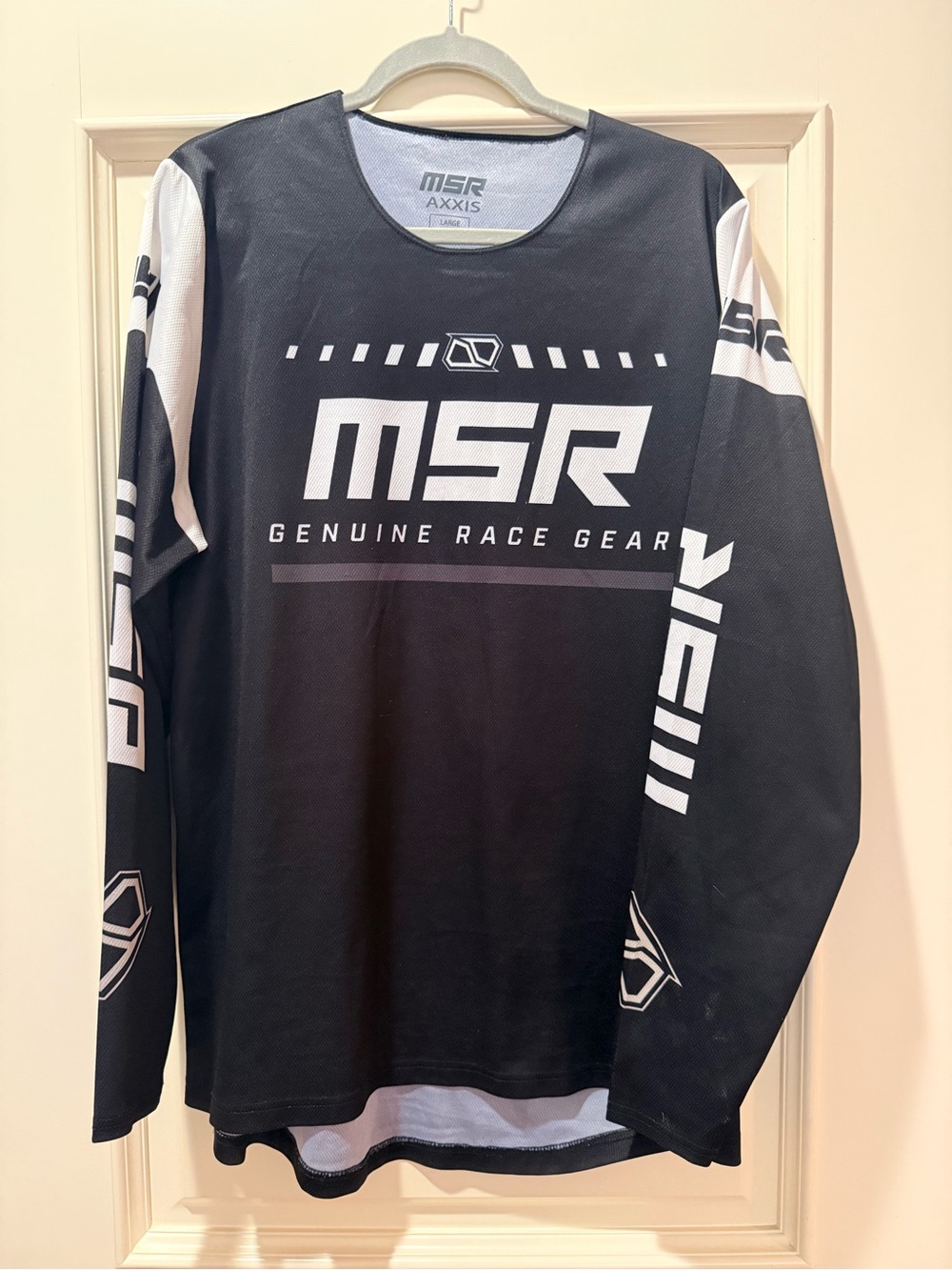 Black Long-Sleeve MSR Race Jersey Large